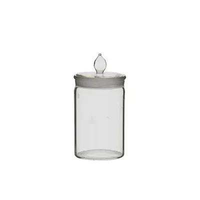 Laboratoryjne szklane butelki wagowe, wysokie, ze szlifowanym korkiem szklanym